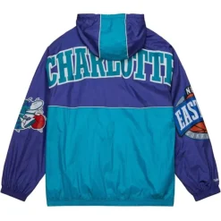 Apparel Mitchell & Ness Jackets & Outerwear-Team Og 2.0 Anorak Windbreaker Charlotte Hornets