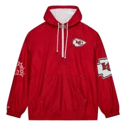 Apparel Mitchell & Ness Jackets & Outerwear-Team Og 2.0 Anorak Windbreaker Kansas City Chiefs