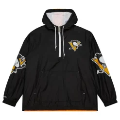 Apparel Mitchell & Ness Jackets & Outerwear-Team Og 2.0 Anorak Windbreaker Pittsburgh Penguins