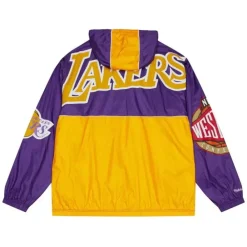 Apparel Mitchell & Ness Jackets & Outerwear-Team Og 2.0 Anorak Windbreaker Los Angeles Lakers