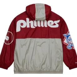 Apparel Mitchell & Ness Jackets & Outerwear-Team Og 2.0 Anorak Windbreaker Philadelphia Phillies