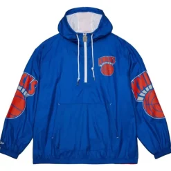 Apparel Mitchell & Ness Jackets & Outerwear-Team Og 2.0 Anorak Windbreaker New York Knicks