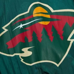 Apparel Mitchell & Ness Jackets & Outerwear-Team Og 2.0 Anorak Windbreaker Minnesota Wild