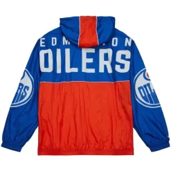 Apparel Mitchell & Ness Jackets & Outerwear-Team Og 2.0 Anorak Windbreaker Edmonton Oilers