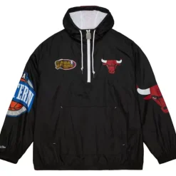 Apparel Mitchell & Ness Jackets & Outerwear-Team Og 2.0 Anorak Windbreaker Chicago Bulls