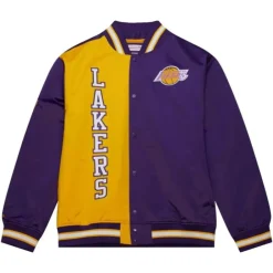 Apparel Mitchell & Ness Jackets & Outerwear-Team Og 2.0 Lightweight Satin Jacket Los Angeles Lakers