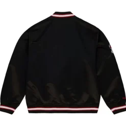 Apparel Mitchell & Ness Jackets & Outerwear-Team Og 2.0 Lightweight Satin Jacket University Of Georgia