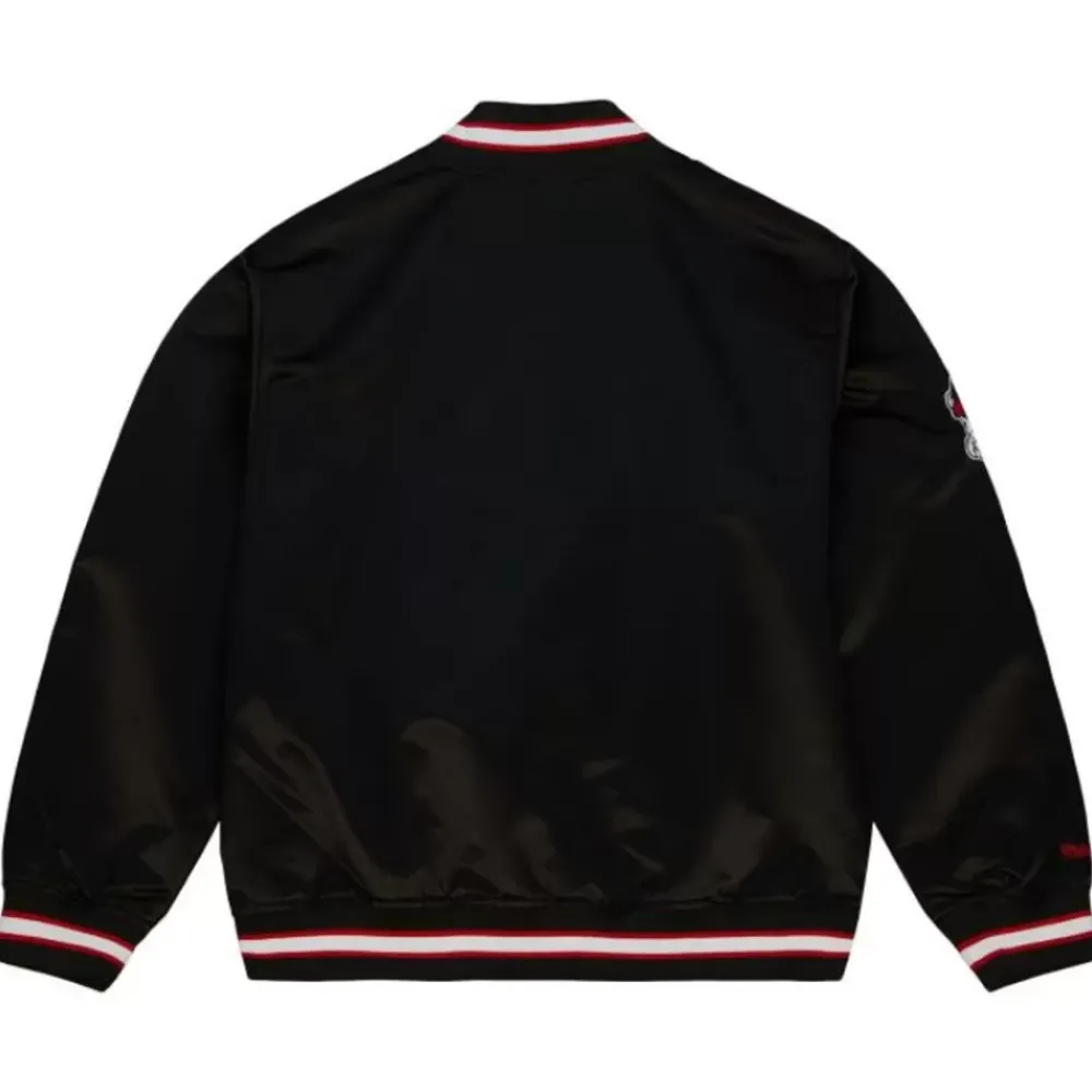 Apparel Mitchell & Ness Jackets & Outerwear-Team Og 2.0 Lightweight Satin Jacket University Of Georgia