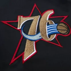 Apparel Mitchell & Ness Jackets & Outerwear-Team Og 2.0 Lightweight Satin Jacket Philadelphia 76Ers
