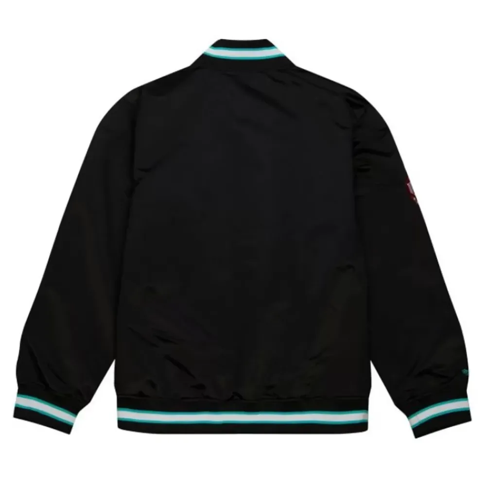 Apparel Mitchell & Ness Jackets & Outerwear-Team Og 2.0 Lightweight Satin Jacket Vancouver Grizzlies