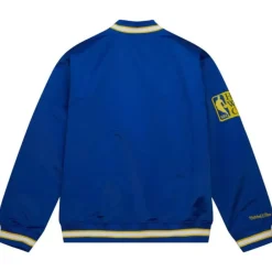 Apparel Mitchell & Ness Jackets & Outerwear-Team Og 2.0 Lightweight Satin Jacket Golden State Warriors