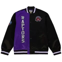 Apparel Mitchell & Ness Jackets & Outerwear-Team Og 2.0 Lightweight Satin Jacket Toronto Raptors