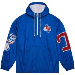 Apparel Mitchell & Ness Jackets & Outerwear-Team Og Anorak Windbreaker Texas Rangers