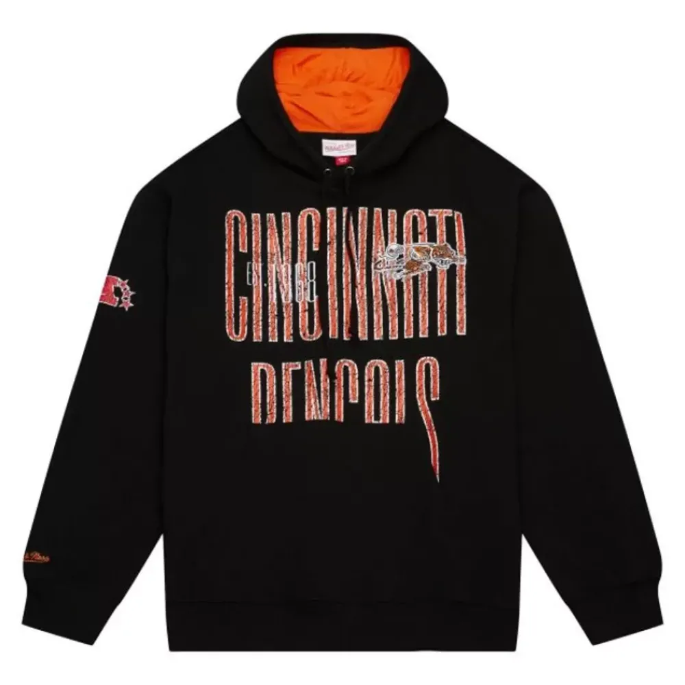 Apparel Mitchell & Ness Hoodies & Sweatshirts-Team Og Fleece 2.0 Cincinnati Bengals