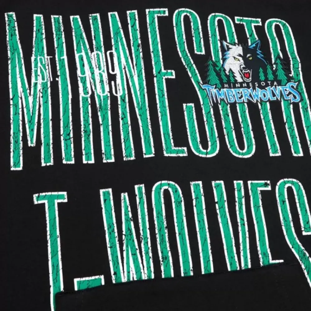 Apparel Mitchell & Ness Hoodies & Sweatshirts-Team Og Fleece 2.0 Minnesota Timberwolves