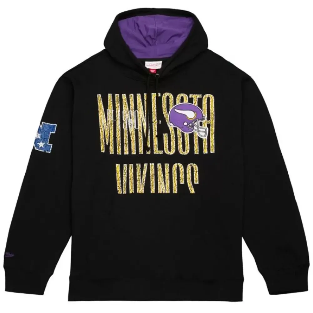 Apparel Mitchell & Ness Hoodies & Sweatshirts-Team Og Fleece 2.0 Minnesota Vikings