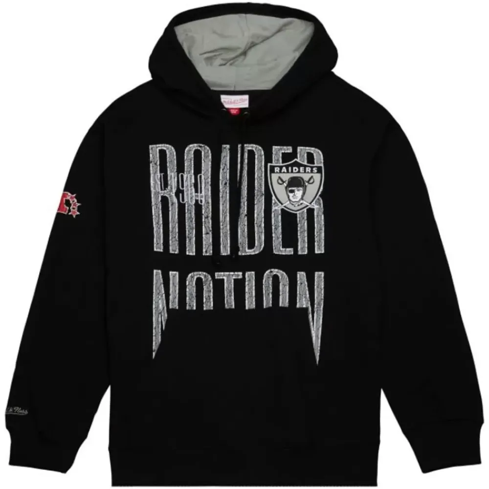 Apparel Mitchell & Ness Hoodies & Sweatshirts-Team Og Fleece 2.0 Oakland Raiders