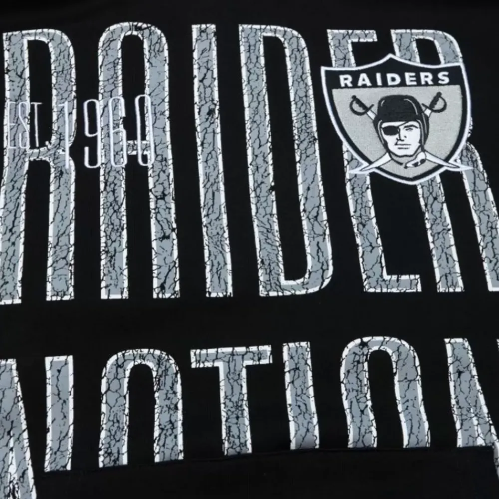 Apparel Mitchell & Ness Hoodies & Sweatshirts-Team Og Fleece 2.0 Oakland Raiders