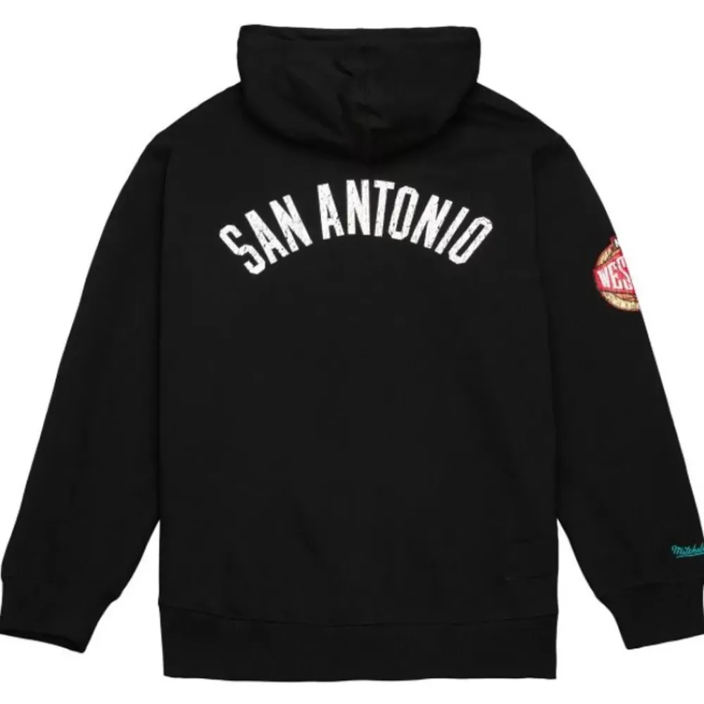 Apparel Mitchell & Ness Hoodies & Sweatshirts-Team Og Fleece 2.0 San Antonio Spurs
