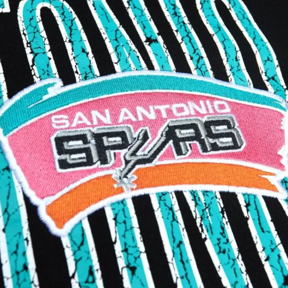 Apparel Mitchell & Ness Hoodies & Sweatshirts-Team Og Fleece 2.0 San Antonio Spurs