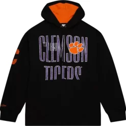 Apparel Mitchell & Ness Hoodies & Sweatshirts-Team Og Fleece Hoodie Clemson University