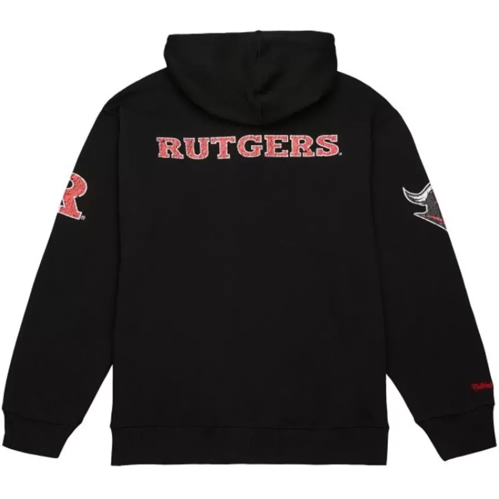 Apparel Mitchell & Ness Hoodies & Sweatshirts-Team Og Fleece Hoodie Rutgers University
