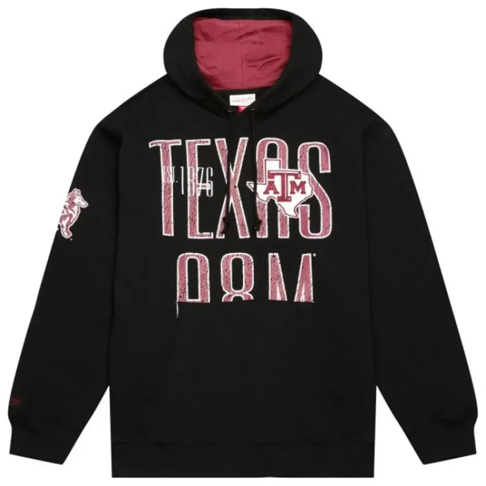 Apparel Mitchell & Ness Hoodies & Sweatshirts-Team Og Fleece Hoodie Texas A&M University