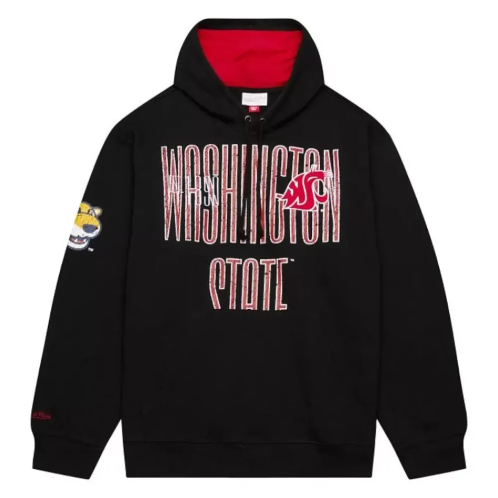 Apparel Mitchell & Ness Hoodies & Sweatshirts-Team Og Fleece Hoodie Washington State University