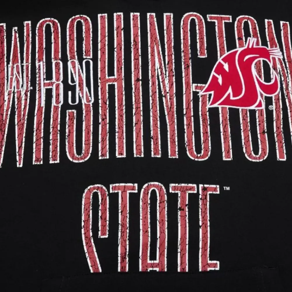 Apparel Mitchell & Ness Hoodies & Sweatshirts-Team Og Fleece Hoodie Washington State University