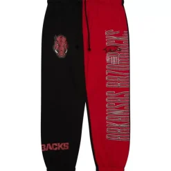Apparel Mitchell & Ness Pants-Team Og Fleece Pants University Of Arkansas