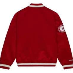 Apparel Mitchell & Ness Jackets & Outerwear-Team Og Lightweight Satin Jacket University Of Alabama