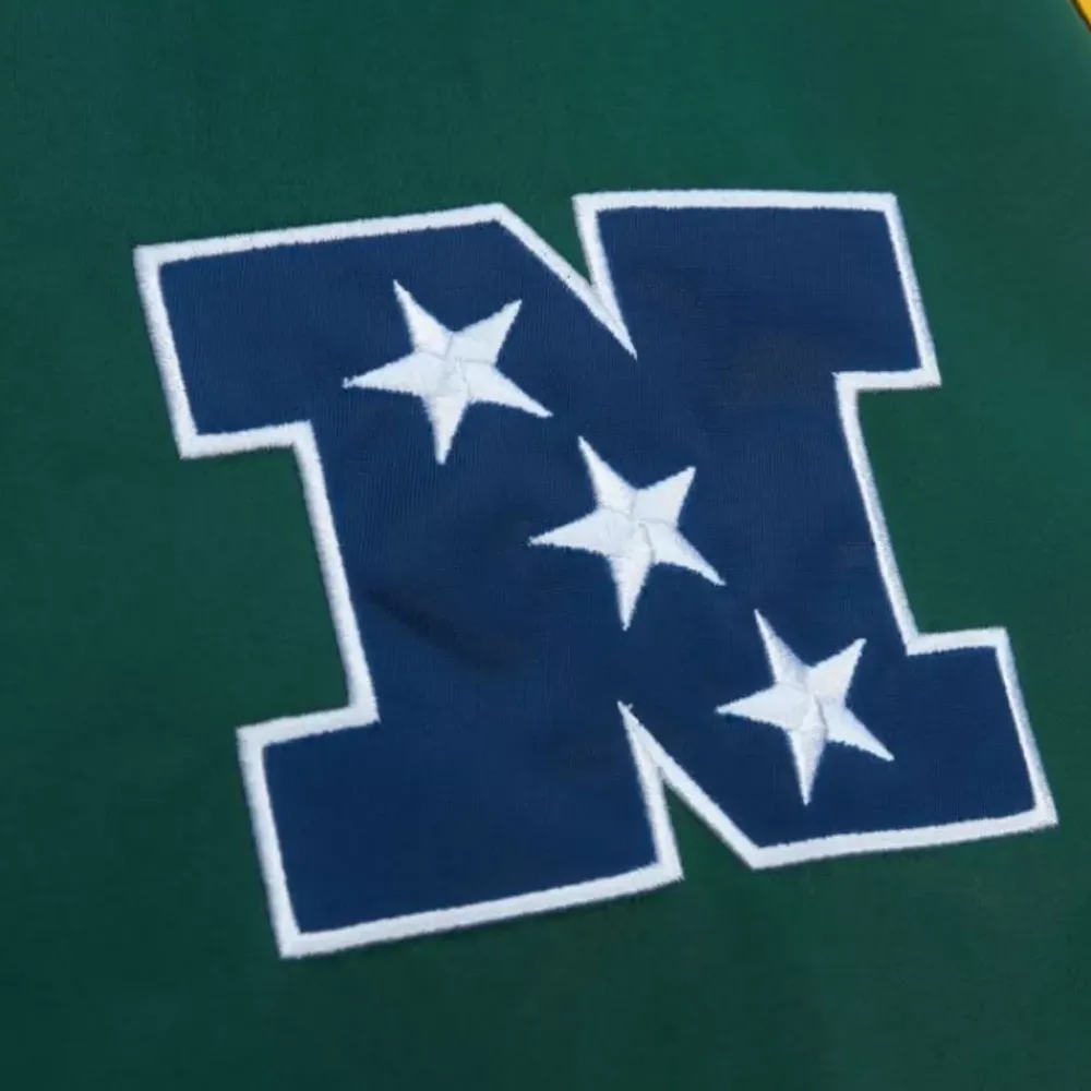 Apparel Mitchell & Ness Jackets & Outerwear-Team Og Lw Satin Jacket Green Bay Packers