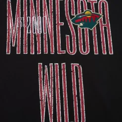 Apparel Mitchell & Ness T-Shirts & Tops-Team Og Premium Ss Tee Minnesota Wild