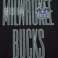 Apparel Mitchell & Ness T-Shirts & Tops-Team Og Premium Ss Tee Milwaukee Bucks
