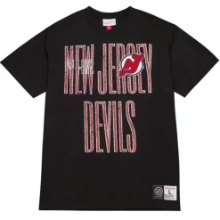 Apparel Mitchell & Ness T-Shirts & Tops-Team Og Premium Ss Tee New Jersey Devils