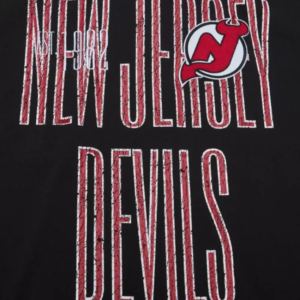 Apparel Mitchell & Ness T-Shirts & Tops-Team Og Premium Ss Tee New Jersey Devils