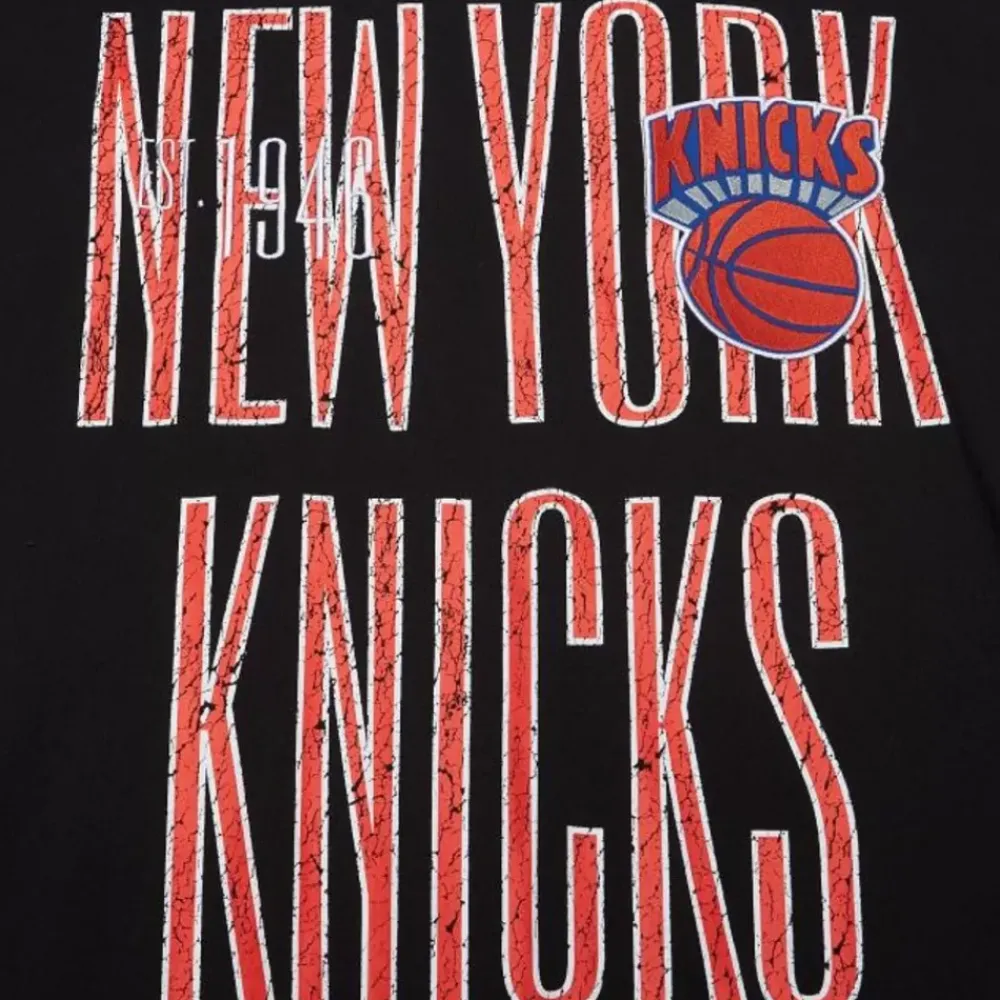 Apparel Mitchell & Ness T-Shirts & Tops-Team Og Premium Ss Tee New York Knicks
