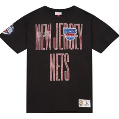 Apparel Mitchell & Ness T-Shirts & Tops-Team Og Premium Ss Tee New Jersey Nets