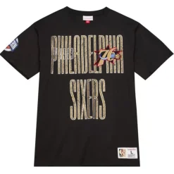 Apparel Mitchell & Ness T-Shirts & Tops-Team Og Premium Ss Tee Philadelphia 76Ers