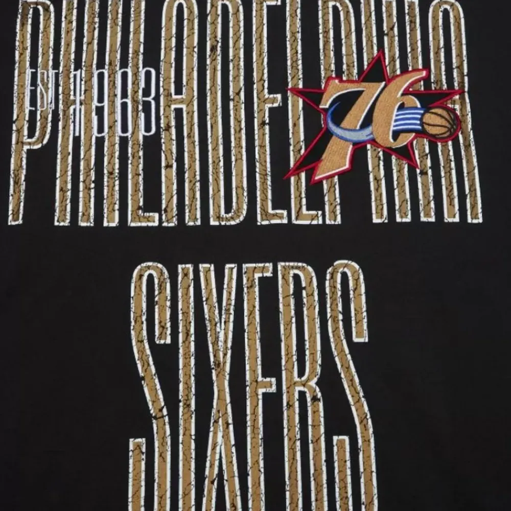 Apparel Mitchell & Ness T-Shirts & Tops-Team Og Premium Ss Tee Philadelphia 76Ers