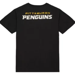 Apparel Mitchell & Ness T-Shirts & Tops-Team Og Premium Ss Tee Pittsburgh Penguins