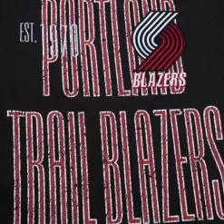 Apparel Mitchell & Ness T-Shirts & Tops-Team Og Premium Ss Tee Portland Trail Blazers