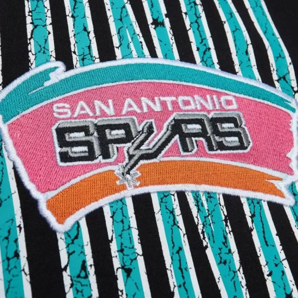 Apparel Mitchell & Ness T-Shirts & Tops-Team Og Premium Ss Tee San Antonio Spurs