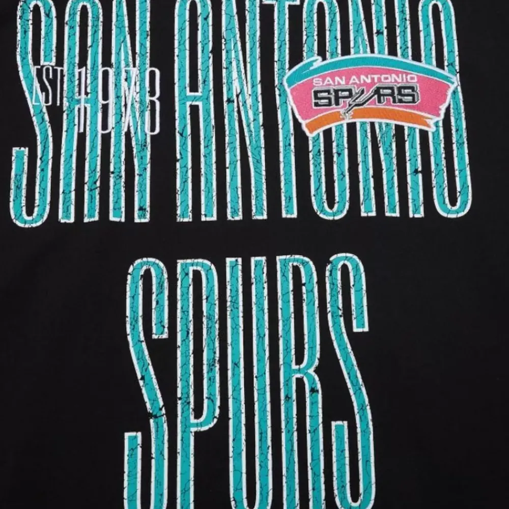 Apparel Mitchell & Ness T-Shirts & Tops-Team Og Premium Ss Tee San Antonio Spurs