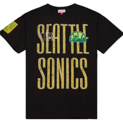 Apparel Mitchell & Ness T-Shirts & Tops-Team Og Premium Ss Tee Seattle Supersonics
