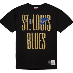 Apparel Mitchell & Ness T-Shirts & Tops-Team Og Premium Ss Tee St. Louis Blues