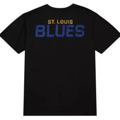 Apparel Mitchell & Ness T-Shirts & Tops-Team Og Premium Ss Tee St. Louis Blues