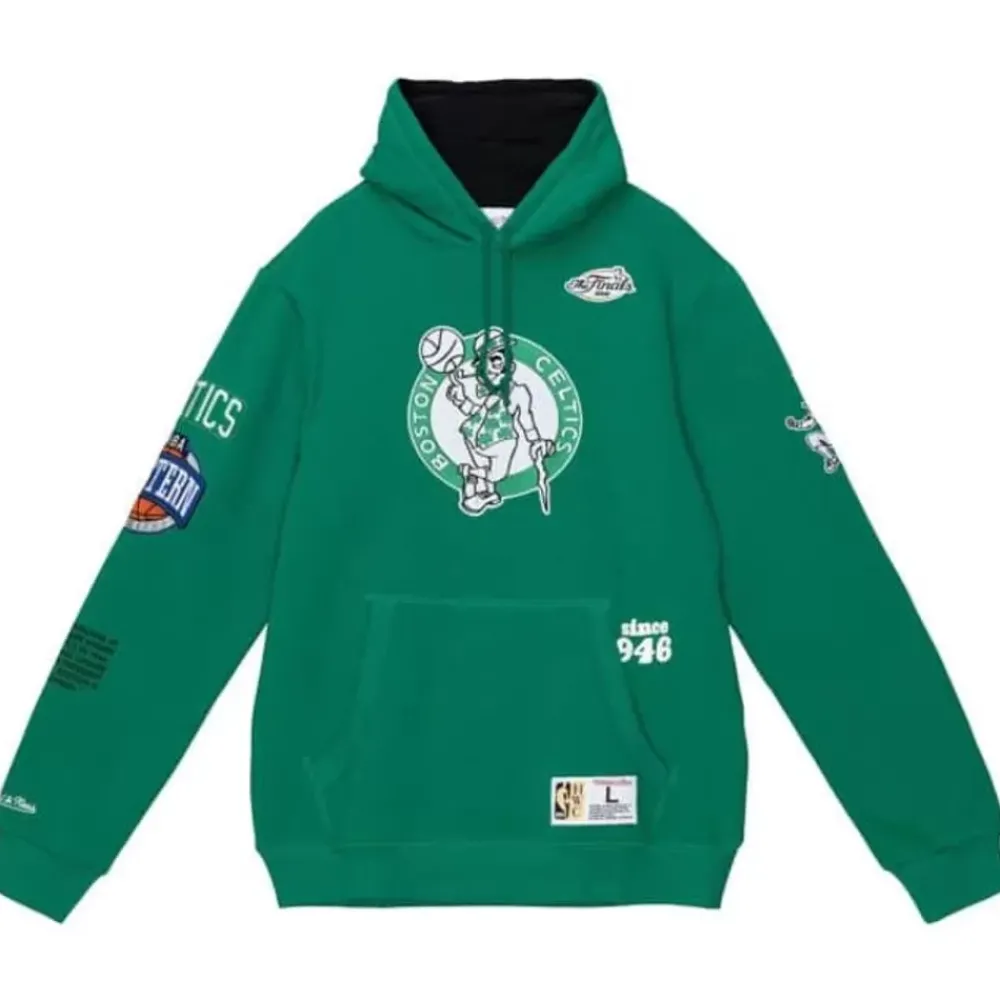 Apparel Mitchell & Ness Hoodies & Sweatshirts-Team Origins Fleece Hoody Boston Celtics