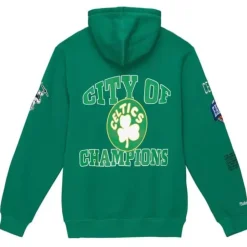 Apparel Mitchell & Ness Hoodies & Sweatshirts-Team Origins Fleece Hoody Boston Celtics