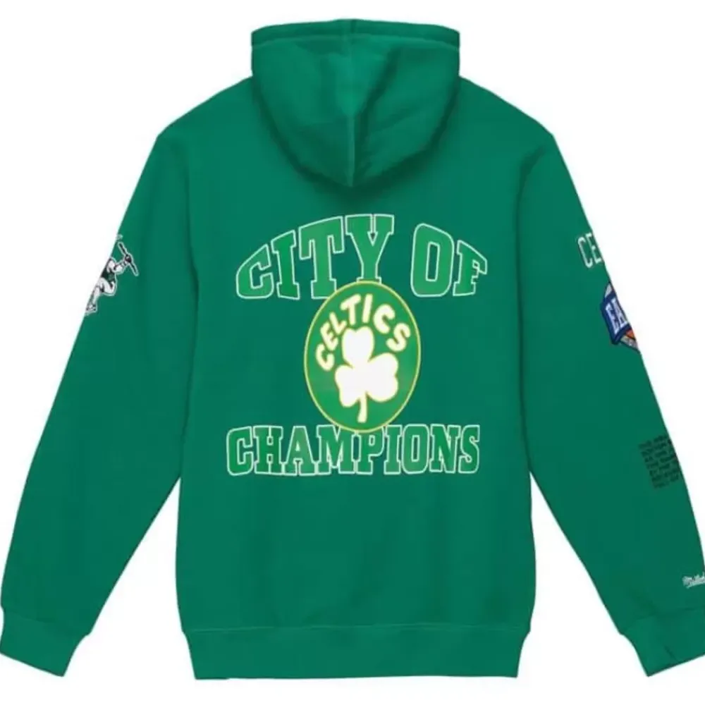Apparel Mitchell & Ness Hoodies & Sweatshirts-Team Origins Fleece Hoody Boston Celtics